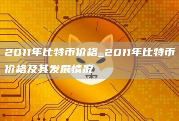 2011年比特币价格_2011年比特币价格及其发展情况